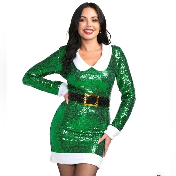 Tipsy Elves Dresses & Skirts - NWT TIPSY ELVES WOMEN'S ELF SEQUIN DRESS